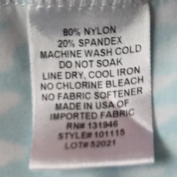 NWOT Jude Connally Turquoise/White Sleeveless Patterned Dress Size S - Picture 11 of 11